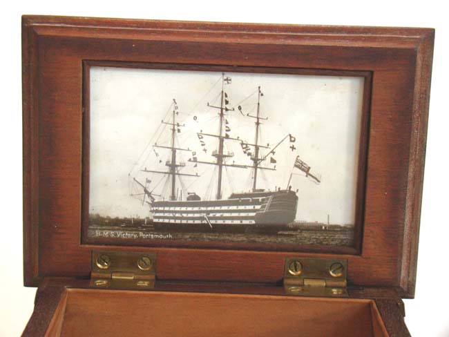 A large Relic made from Wood and Copper taken from Admiral Nelson's Flagship VICTORY — image 3